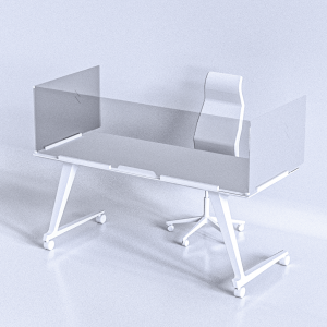 Office_table_with_enclosed_sneeze_guard_screens_rendering